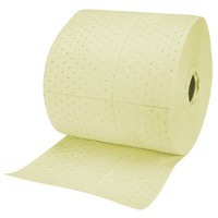 Rouleaux absorbants en fibres fines de calibre industriel, Lourd, 150' lo x 15" la, Absorption 35 gal. Brunswick Fyr & Safety