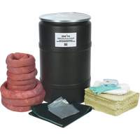 Trousse de lutte contre les d&eacute;versements de premi&egrave;re qualit&eacute;, Mati&egrave;res dangereuses, Baril, Absorbance de 55 gal. US Brunswick Fyr & Safety
