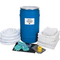Trousse de lutte contre les d&eacute;versements de premi&egrave;re qualit&eacute;, Huile seulement, Baril, Absorbance de 30 gal. US Brunswick Fyr & Safety