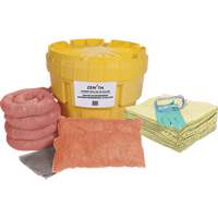 Trousse de lutte contre les d&eacute;versements, Mati&egrave;res dangereuses, Overpack/Baril de r&eacute;cup&eacute;ration, Absorbance de 20 gal. US Brunswick Fyr & Safety