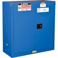 ChemCor&reg; Lined Hazardous Material Safety Cabinets, 30 gal., 43" x 44" x 18" Brunswick Fyr & Safety