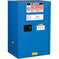ChemCor&reg; Lined Hazardous Material Compac Safety Cabinets, 12 gal., 23.25" x 35" x 18" Brunswick Fyr & Safety