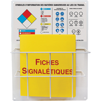 Haz-Mat Basket Style Centre Boards, French, Binders Included Brunswick Fyr & Safety