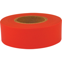 Sub-Zero Flagging Tape, 1.2" W x 150' L, Fluorescent Red Brunswick Fyr & Safety