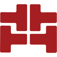 Floor Corner Marks, T, 5" L x 2" W, Red, Polyester Brunswick Fyr & Safety