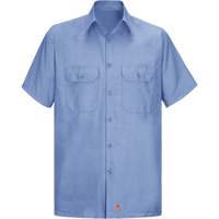 Short Sleeve Ripstop Shirt, Men's, 3X-Large, Blue Brunswick Fyr & Safety