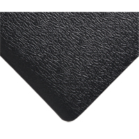 Deluxe Soft Step No. 444 Mats, Pebbled, 3' x 5' x 5/8", Black, PVC Sponge Brunswick Fyr & Safety