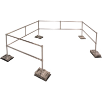 RoofGuard Classic System - Packaged Kits, Aluminum, 72" W x 216" L x 42" H Brunswick Fyr & Safety