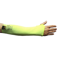 Cut Resistant Sleeve with Thumbhole, Taeki 5™, 18", EN 388 Level 4, High Visibility Yellow SFQ716 | Brunswick Fyr & Safety