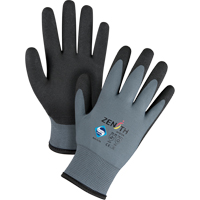 Gants enduits de premi&egrave;re qualit&eacute; ZX-30°, 11/2T-Grand, R&ecirc;vetement PVC, Calibre 15, Enveloppe en Nylon Brunswick Fyr & Safety
