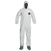 ProShield&reg; 50 Coveralls, Small, White, Microporous Brunswick Fyr & Safety