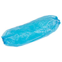 Disposable Sleeves, 18" long, Polyethylene, Blue SFU586 | Brunswick Fyr & Safety