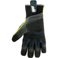 ProFlex&reg; Performance Dorsal Impact-Reducing Gloves + Thermal WP, Small, Suede Palm, Safety Cuff Brunswick Fyr & Safety