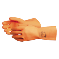 Gants de poids lourds 408, Taille Petit/7, 13" lo, Latex, Doublure en Ouat&eacute;e, 30 mils Brunswick Fyr & Safety