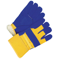 Gants d'ajusteur pour femmes, Dames, Paume en Cuir fleur de vache, Doublure en Coton Brunswick Fyr & Safety