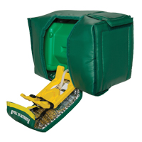 Tempered Portable Eyewash, Gravity-Fed, 9 gal. Capacity, Meets ANSI Z358.1 Brunswick Fyr & Safety