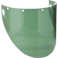 Dynamic Preformed Faceshield Visor, Polycarbonate, Green Tint Brunswick Fyr & Safety