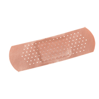 Dynamic Adhesive Strips, Rectangular/Square, 1", Plastic, Sterile Brunswick Fyr & Safety