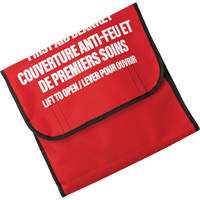 Dynamic Fire Blanket with Nylon Pouch Holder, Wool, 60"L x 71"W Brunswick Fyr & Safety