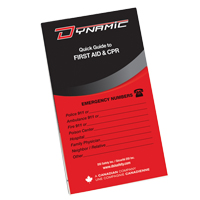 Dynamic™ First Aid Pocket Guide SGB069 | Brunswick Fyr & Safety