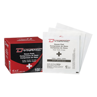 Dynamic™ Gauze, Pad, 4" L x 4" W, Sterile, Medical Device Class 1 SGB122 | Brunswick Fyr & Safety