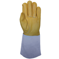 TIG Welding Gloves, Grain Cowhide, Size One Size Brunswick Fyr & Safety
