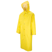 601 Tornado Long Rain Coat, Polyester/PVC, Large, Yellow Brunswick Fyr & Safety