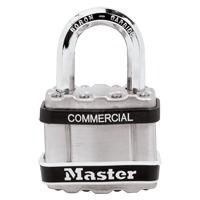 Cadenas lamin&eacute;, Argent, Cl&eacute;s diff&eacute;rentes, Acier lamin&eacute;, Largeur de 1-3/4" Brunswick Fyr & Safety