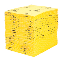 Caution Pads - High Visibility Absorbents, Universal, 15" x 18", 24.4 gal. Absorbancy SGC493 | Brunswick Fyr & Safety