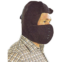 Hard Hat Winter Liner with Removable Face , Cotton/Kasha Lining, One Size, Black SGC589 | Brunswick Fyr & Safety