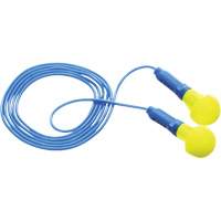 Bouchons d'oreilles E-A-R Push-Ins, Avec cordon, Paire - Sac en poly, 28/23 dB NRR, Taille unique Brunswick Fyr & Safety