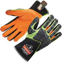 ProFlex&reg; 925F(X) Dorsal Impact-Reducing Gloves, Small, Split Leather Palm, Slip-On Cuff Brunswick Fyr & Safety