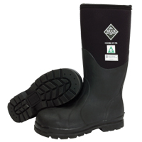 Bottes de travail avec doublure en filet Chore Classic, Caoutchouc, Embout Acier, Pointure 5, Semelle R&eacute;sistant aux perforations Brunswick Fyr & Safety