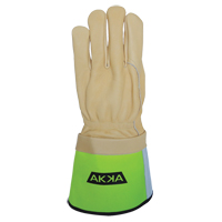 Lineman's Gloves, Medium, Grain Cowhide Palm SGE164 | Brunswick Fyr & Safety