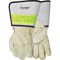 Gants de soudage pour monteur de ligne pour disjoncteur, Cuir fleur de vache, Taille Moyen Brunswick Fyr & Safety