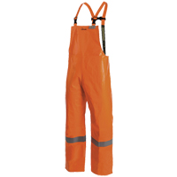 P162 041 Utili-Gard&reg; FR Bib Pant, Small, High Visibility Orange Brunswick Fyr & Safety