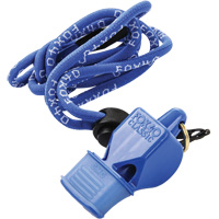 Classic Blue Whistle with Lanyard Brunswick Fyr & Safety