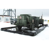 Barres L-Rod Insta-Berm, Capacit&eacute; 748 gal. US, 10' la x 10' lo x 12" h, Support en L Brunswick Fyr & Safety