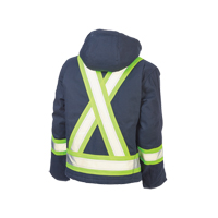 Safety Jacket, Navy Blue, Large Brunswick Fyr & Safety