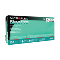 NEOPRO&reg; Gloves, X-Small, Neoprene, 5.1-mil, Powder-Free, Green, Class 2 Brunswick Fyr & Safety