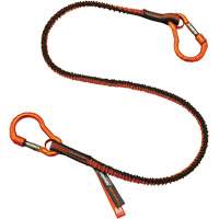 Squids&reg; 3110F(x) Tool Lanyard, Bungee, Dual Carabiner Brunswick Fyr & Safety