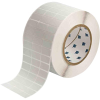 &eacute;tiquettes lustr&eacute;es pour plaques signal&eacute;tiques, Polyester m&eacute;talis&eacute;, 1" lo x 0,5" h, Argent Brunswick Fyr & Safety