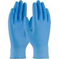 Disposable Gloves, Small, Nitrile, 4-mil, Powder-Free, Blue Brunswick Fyr & Safety