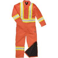 Reflective Duck Coveralls, Small, Orange Brunswick Fyr & Safety