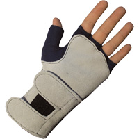 Anti-Impact Glove with Wrist Support, Cotton, Left Hand, X-Small SGI598 | Brunswick Fyr & Safety