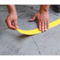 Tough-Mark™ Heavy-Duty Floor Marking, Rectangle, 48" L x 2" W, Yellow, Polyethylene SGJ231 | Brunswick Fyr & Safety