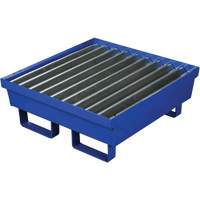Palette de confinement des d&eacute;versements en acier, Capacit&eacute; de d&eacute;versement 17 gal. US, 27" x 25,75" x 6" Brunswick Fyr & Safety