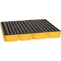 Plateforme de d&eacute;versement modulaire, Capacit&eacute; de d&eacute;versement 60,5 gal. US, 51,5'' x 51,5'' x 6,5" Brunswick Fyr & Safety