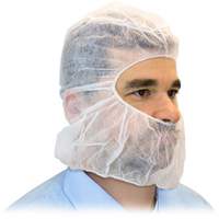 Disposable Hood, Polypropylene, White Brunswick Fyr & Safety