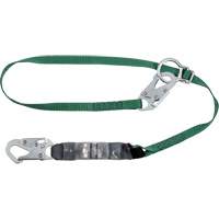 V-Series Lanyard, 4', Snap Hook Center, Snap Hook Leg Ends, Polyester Brunswick Fyr & Safety
